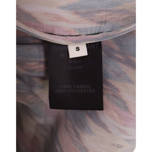 Isabel Marant Etoile Pleated Skirt Size S Womens Hanoi Ikat Print - Picture 12 of 14